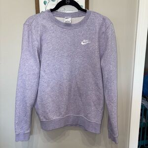 Nike Purple Heather Crewneck Pullover